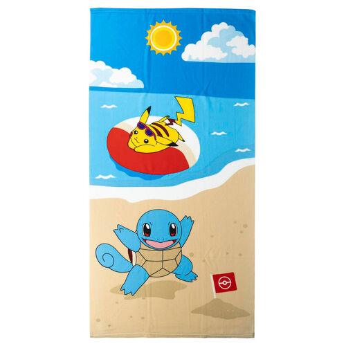 Pokemon Pikachu & Squirtle pyyhe